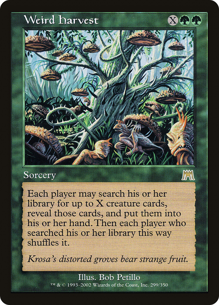 Weird Harvest (ONS-299) - rare - Foil