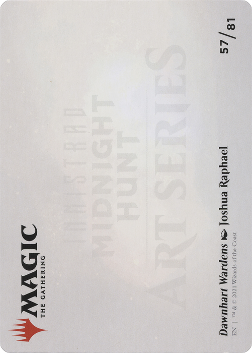 Dawnhart Wardens // Dawnhart Wardens (AMID-057) - common (Borderless) - Foil