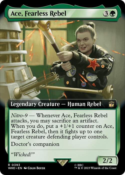 Ace, Fearless Rebel (WHO-393) - rare: (Extended Art) - Foil