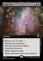 Final Act (M3C-052) - rare: (Extended Art) - Foil