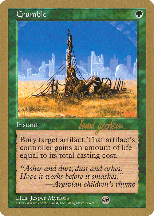 Crumble (WCD-SG287SB) - uncommon
