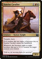 Sunrise Cavalier (MID-244) - uncommon