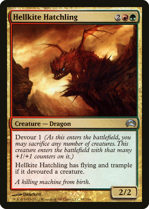 Hellkite Hatchling (PC2-095) - uncommon