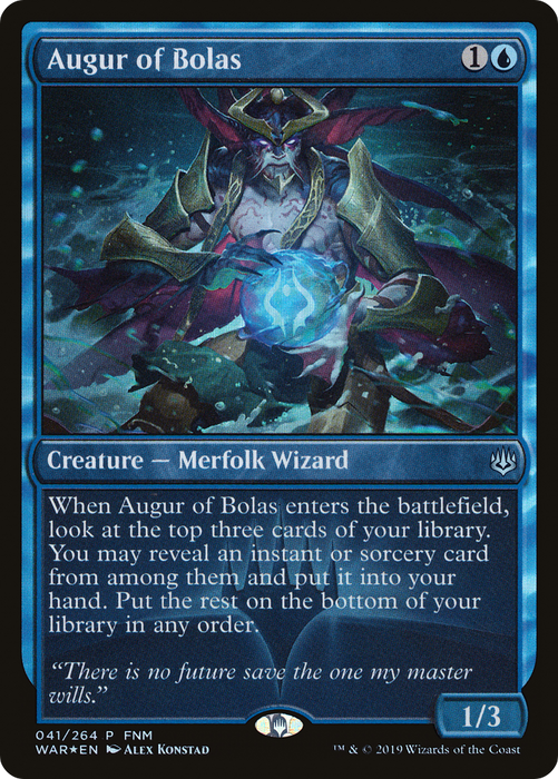 Augur of Bolas (FNM-041) - uncommon - Foil