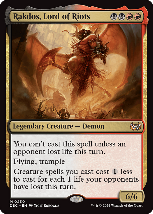 Rakdos, Lord of Riots (DSC-230) - mythic