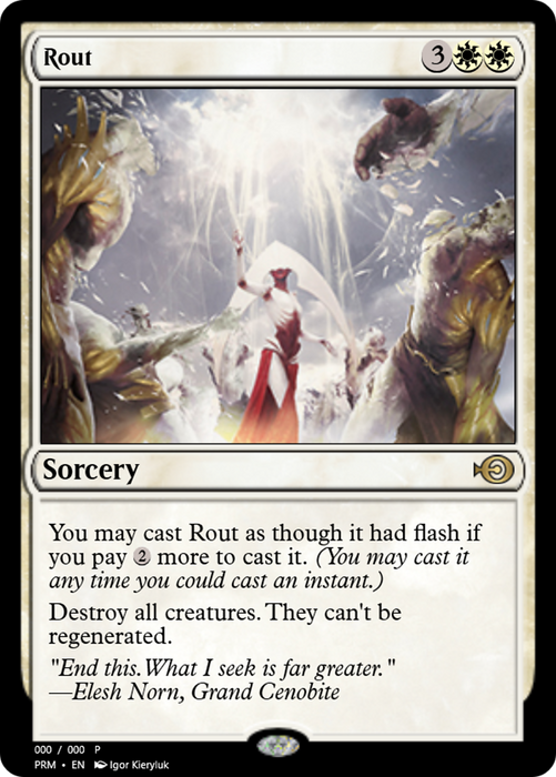 Rout (PRM-62465) - rare - Foil