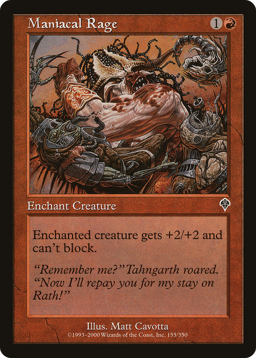 Maniacal Rage (INV-155) - common - Foil