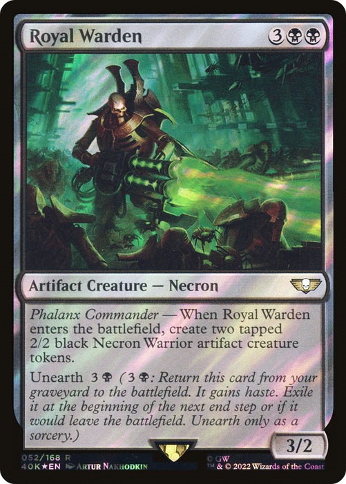 Royal Warden (40K-52★) - rare - Foil