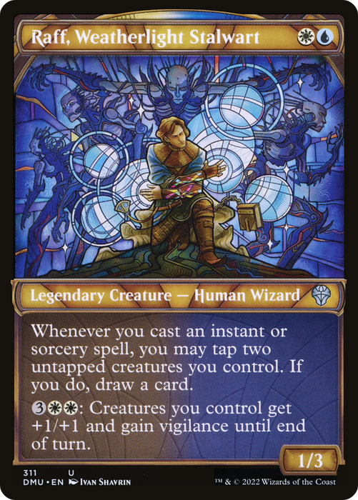 Raff, Weatherlight Stalwart (DMU-311) - uncommon: (Showcase) - Foil
