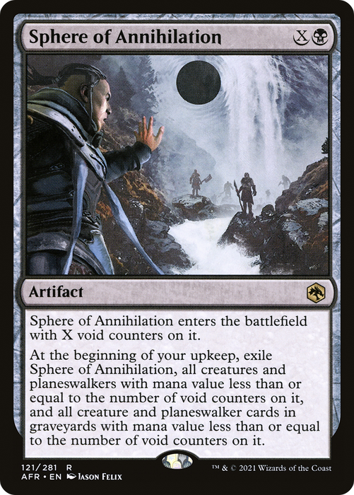 Sphere of Annihilation (AFR-121) - rare - Foil