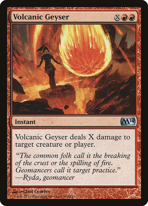 Volcanic Geyser (M14-160) - uncommon - Foil