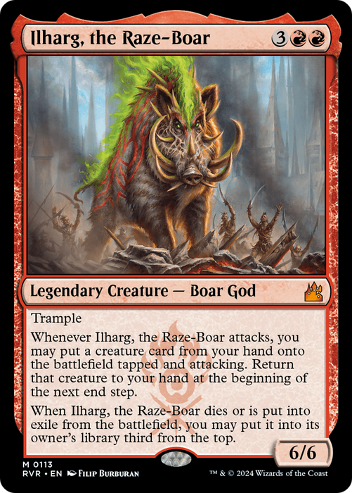 Ilharg, the Raze-Boar (RVR-113) - mythic - Foil