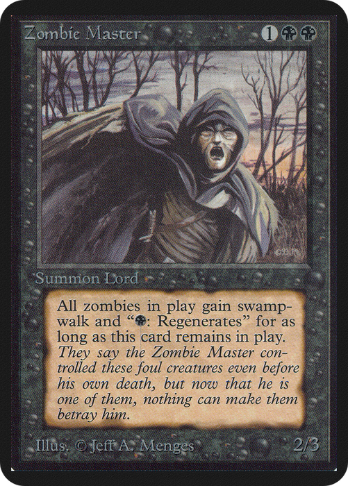 Zombie Master (LEA-137) - rare