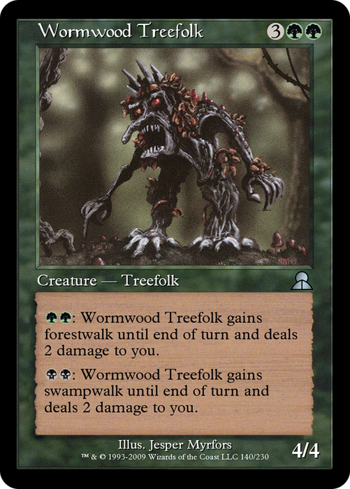 Wormwood Treefolk (ME3-140) - uncommon - Foil