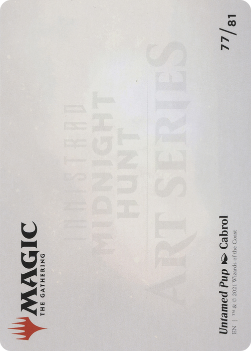 Untamed Pup // Untamed Pup (AMID-077) - common (Borderless)