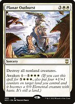 Planar Outburst (NCC-209) - rare