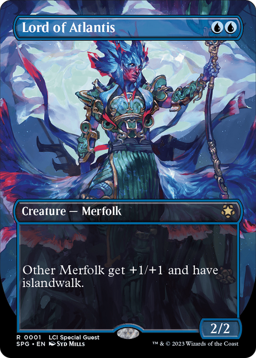Lord of Atlantis (SPG-001) - rare (Borderless) - Foil