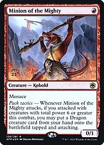 Minion of the Mighty (PRE-156S) - rare - Foil