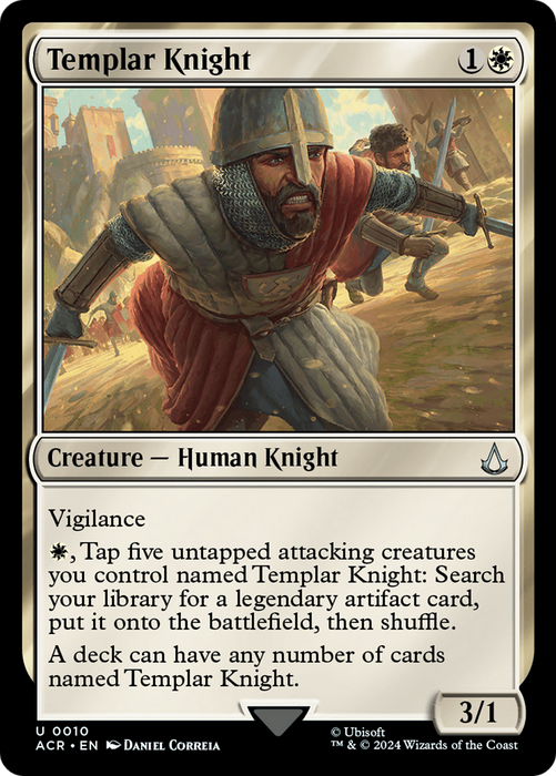 Templar Knight (ACR-010) - uncommon - Foil