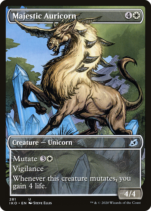 Majestic Auricorn (IKO-281) - uncommon: (Showcase)