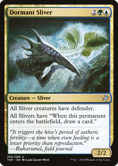 Dormant Sliver (TSR-250) - uncommon - Foil