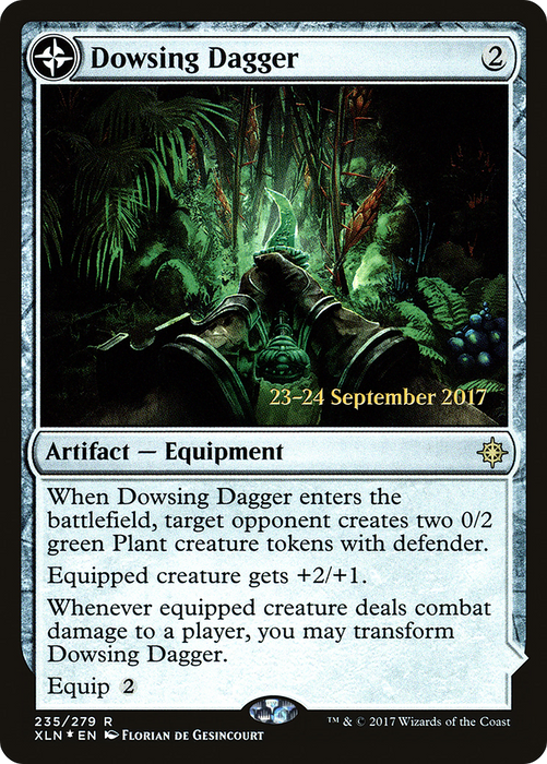 Dowsing Dagger // Lost Vale (PRE-235S) - rare: (compasslanddfc) - Foil