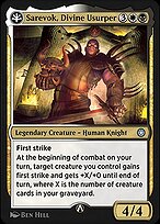 Sarevok, Divine Usurper (HBG-09W) - uncommon