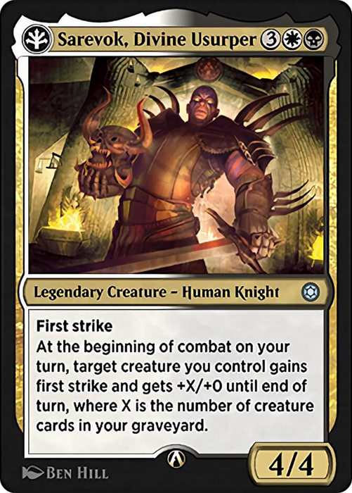 Sarevok, Divine Usurper (HBG-09W) - uncommon