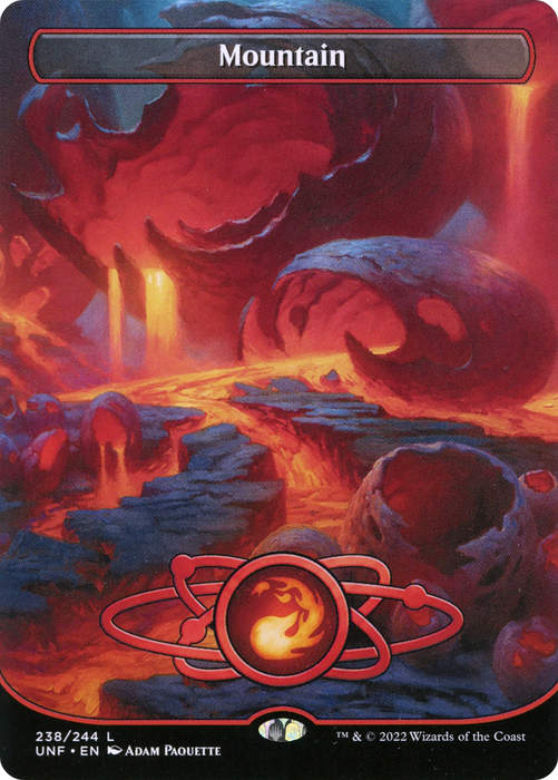 Mountain (UNF-238) - common (Borderless) - Foil