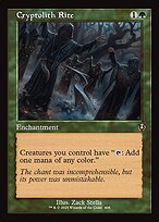 Cryptolith Rite (INR-408) - rare: (enchantment)