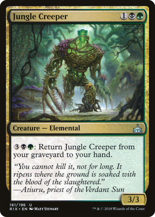 Jungle Creeper (RIX-161) - uncommon - Foil