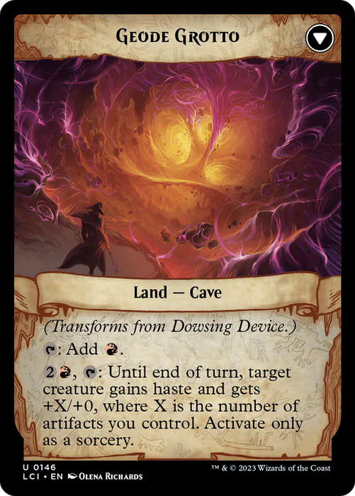 Dowsing Device // Geode Grotto (LCI-146) - uncommon - Foil