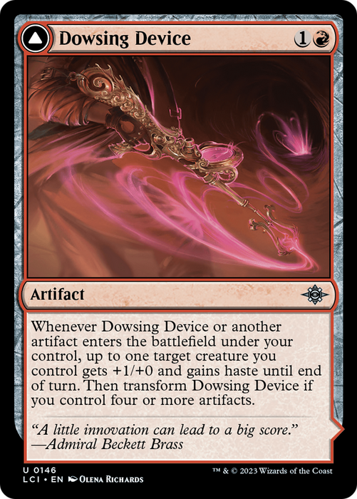 Dowsing Device // Geode Grotto (LCI-146) - uncommon - Foil