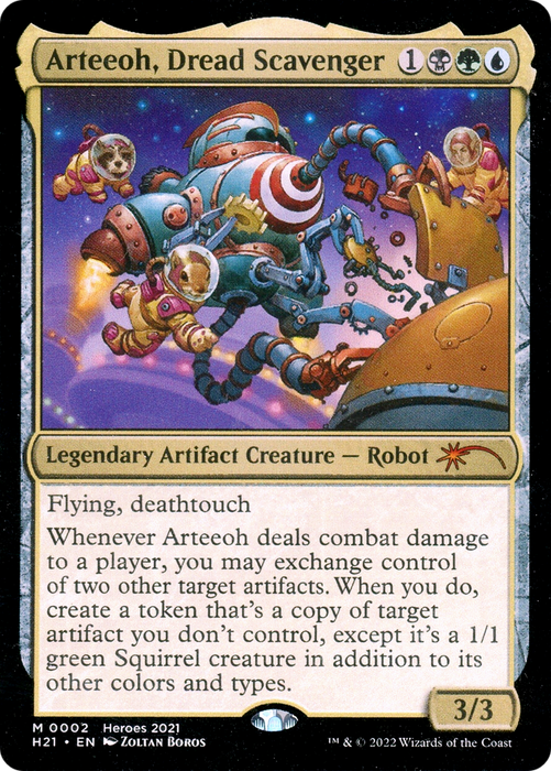 Arteeoh, Dread Scavenger (PH21-002) - mythic - Foil