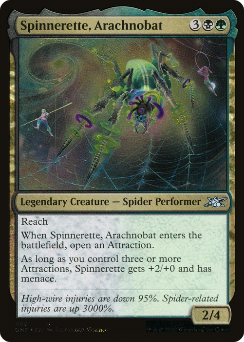 Spinnerette, Arachnobat (UNF-466) - uncommon - Foil