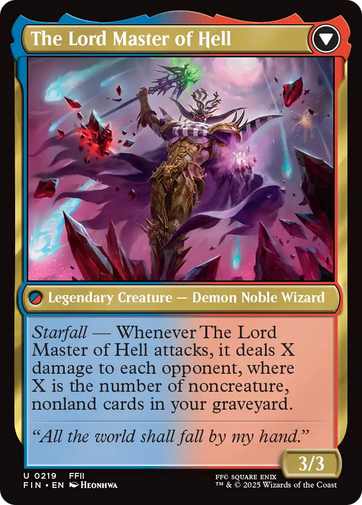 The Emperor of Palamecia // The Lord Master of Hell (FIN-219) - uncommon - Foil