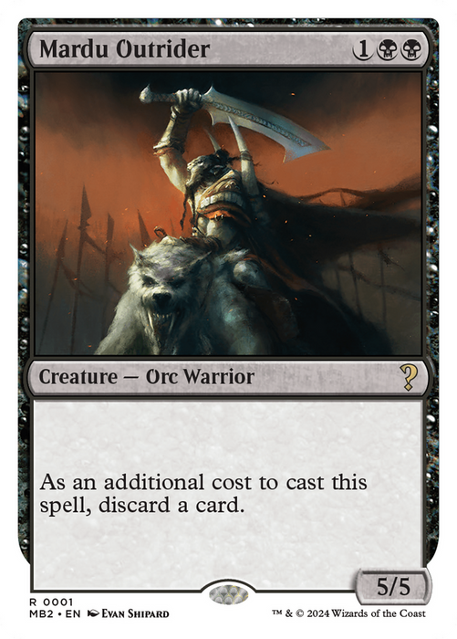 Mardu Outrider (MB2-001) - rare