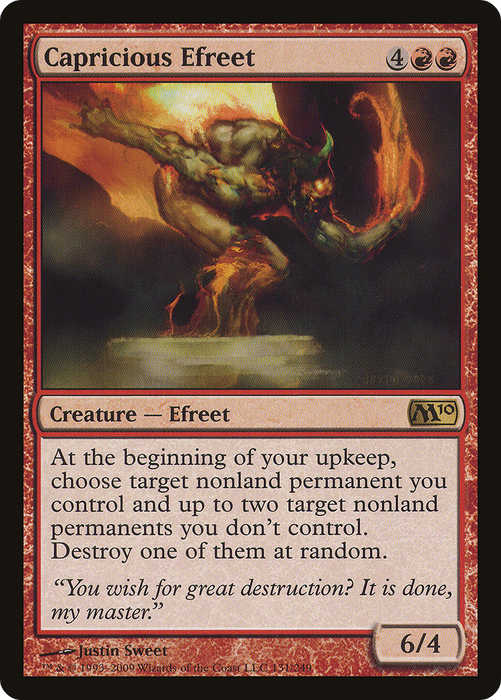 Capricious Efreet (M10-131) - rare