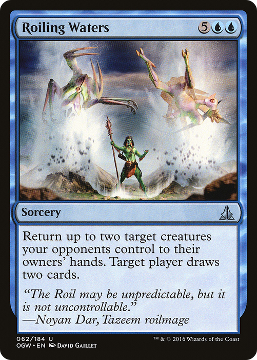 Roiling Waters (OGW-062) - uncommon - Foil