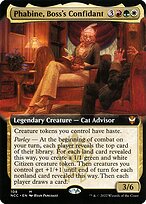 Phabine, Boss's Confidant (NCC-108) - mythic: (Extended Art) - Foil