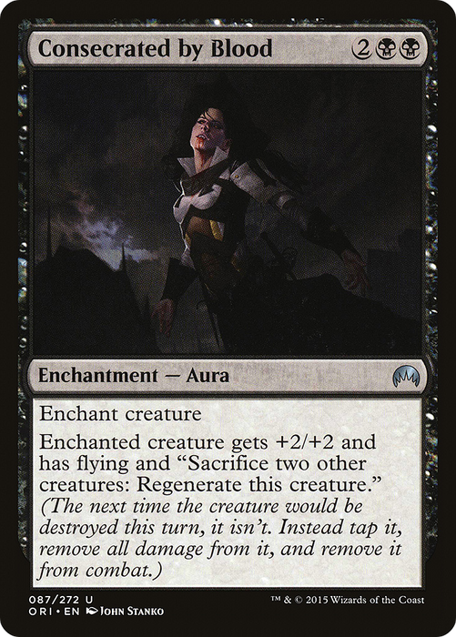 Consecrated by Blood (ORI-087) - uncommon - Foil