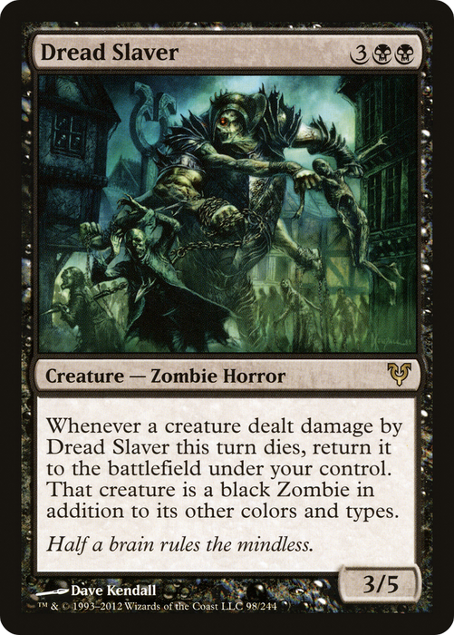 Dread Slaver (AVR-098) - rare - Foil