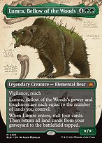 Lumra, Bellow of the Woods (BLB-293) - mythic: (Showcase) (Borderless) - Foil