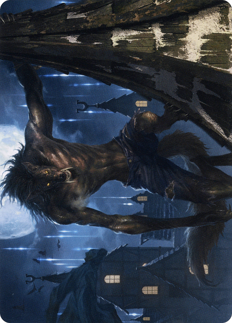 Stalking Predator // Stalking Predator (AMID-040) - common (Borderless) - Foil