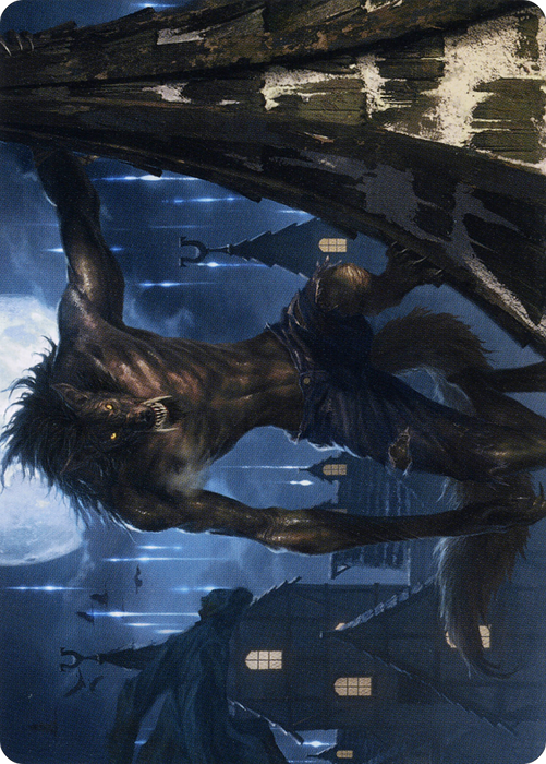 Stalking Predator // Stalking Predator (AMID-040) - common (Borderless) - Foil