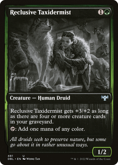 Reclusive Taxidermist (DBL-481) - uncommon