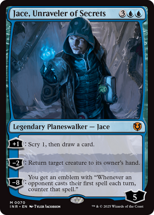 Jace, Unraveler of Secrets (INR-070) - mythic - Foil