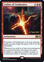 Leyline of Combustion (PRE-148S) - rare - Foil