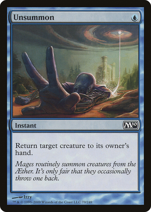 Unsummon (M10-079) - common - Foil