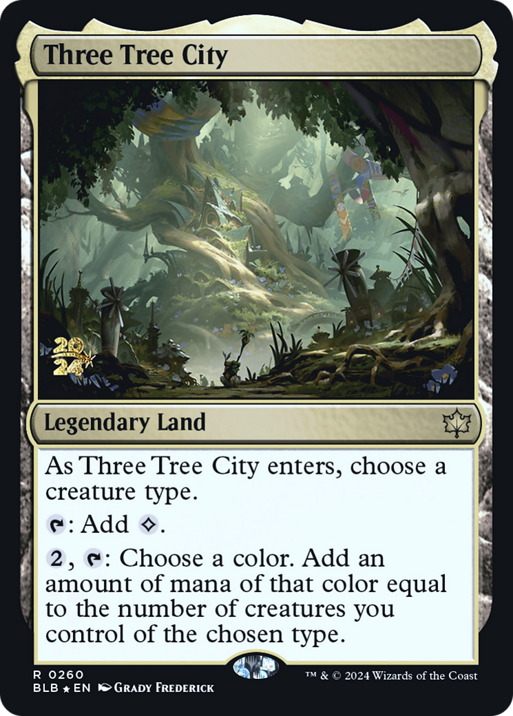 Three Tree City (PRE-260S) - rare - Foil